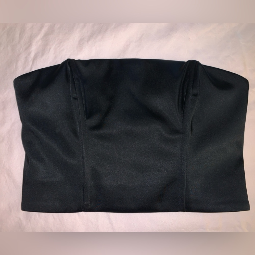 GUESS Marciano Satin Crop Top
